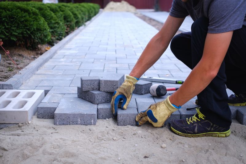 Paver Placement